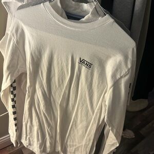 Vans Off The Wall White Long Sleeve Tee